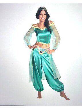 Disney Princess Jasmine Costume Halloween Cosplay Set Women Size Small 4-6